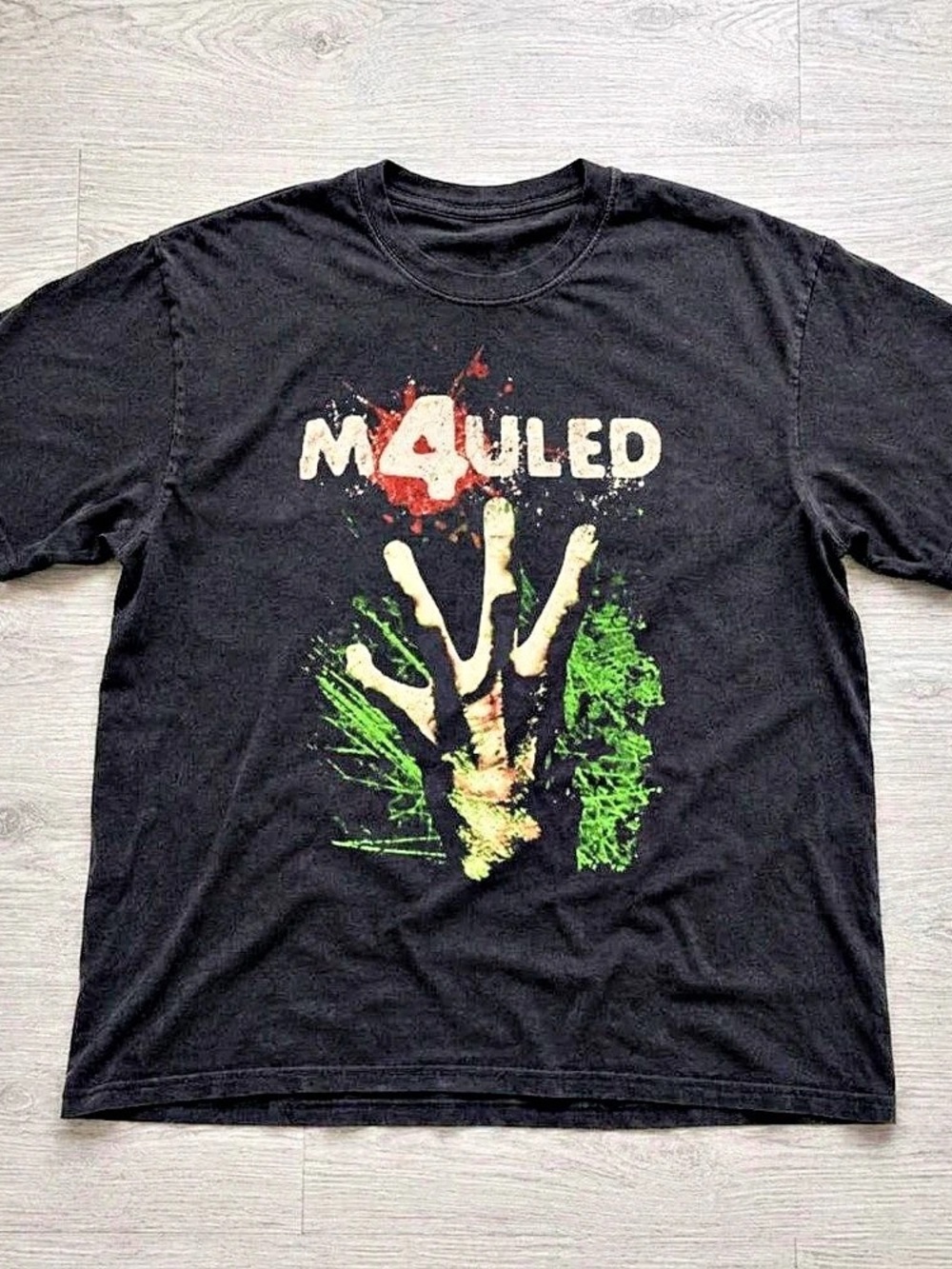 4MULED graphic tee Graphic Short Sleeve Tee in Black